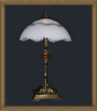 Настольная лампа ННБ21-2х60-061 Толедо/патина